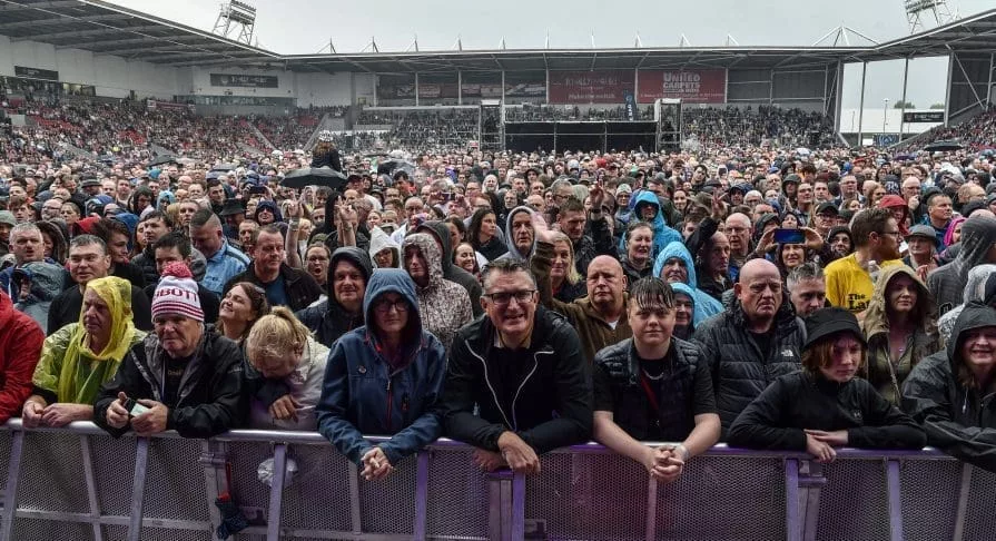 crowd of people at concert