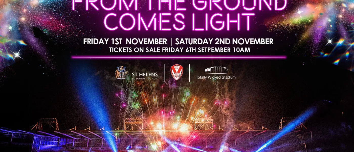 From The Ground Comes Light - BrewDog Stadium - Friday 1st and Saturday 2nd November 2024