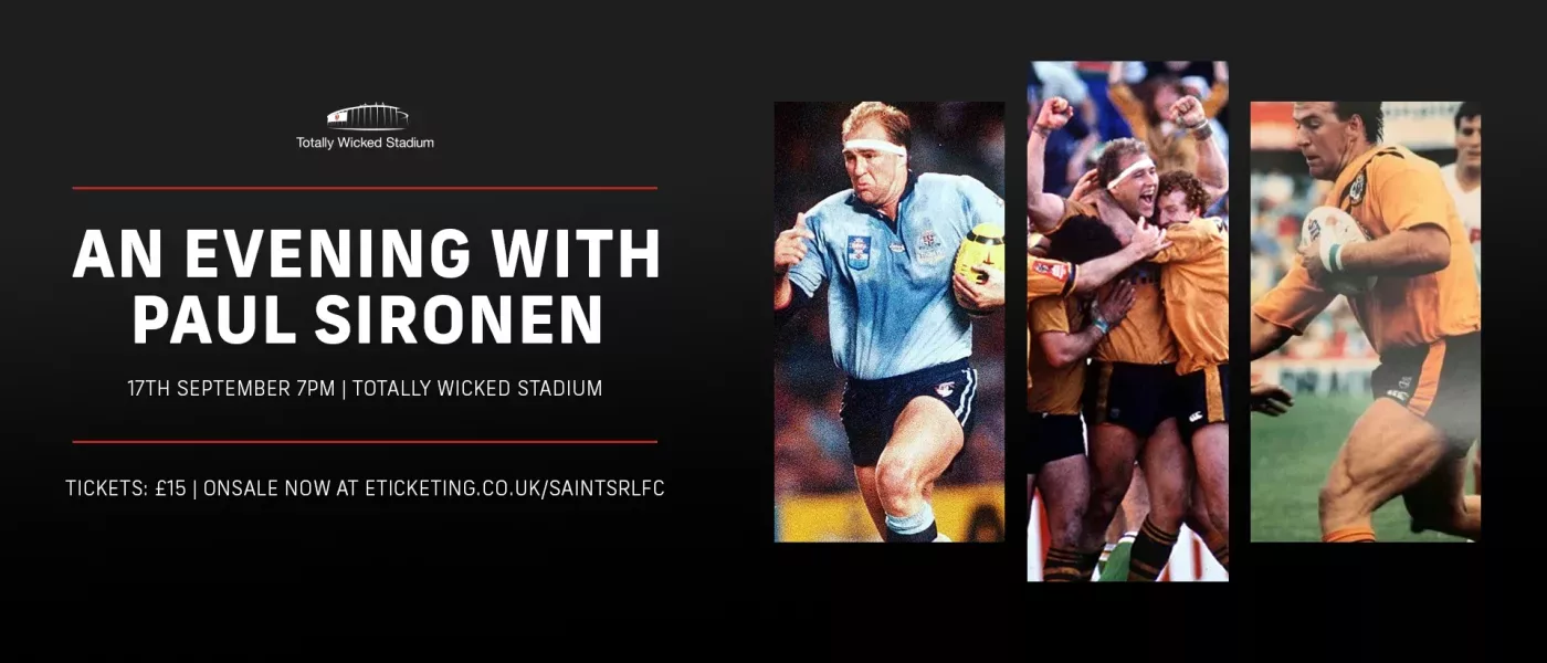 An Evening with Rugby Legend Paul Sironen at BrewDog Stadium