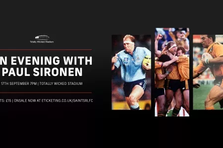 An Evening with Rugby Legend Paul Sironen at BrewDog Stadium