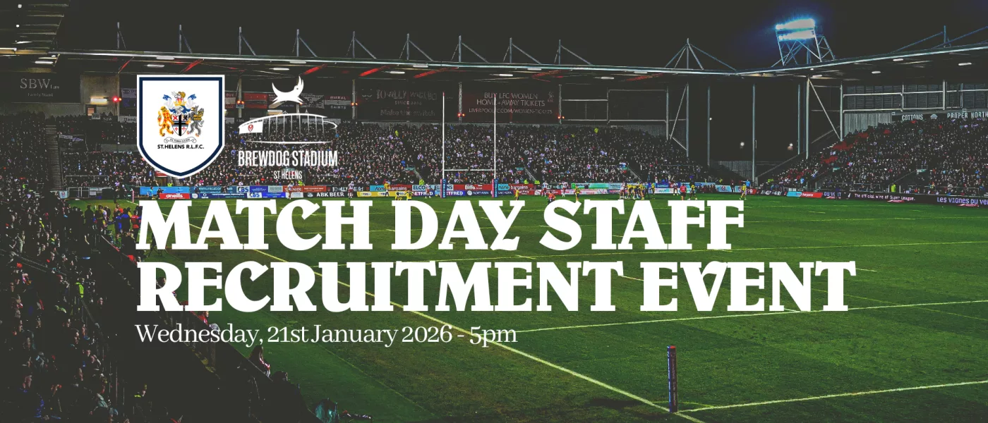 2026 Recruitment Event: Join Saints' Match Day Staff