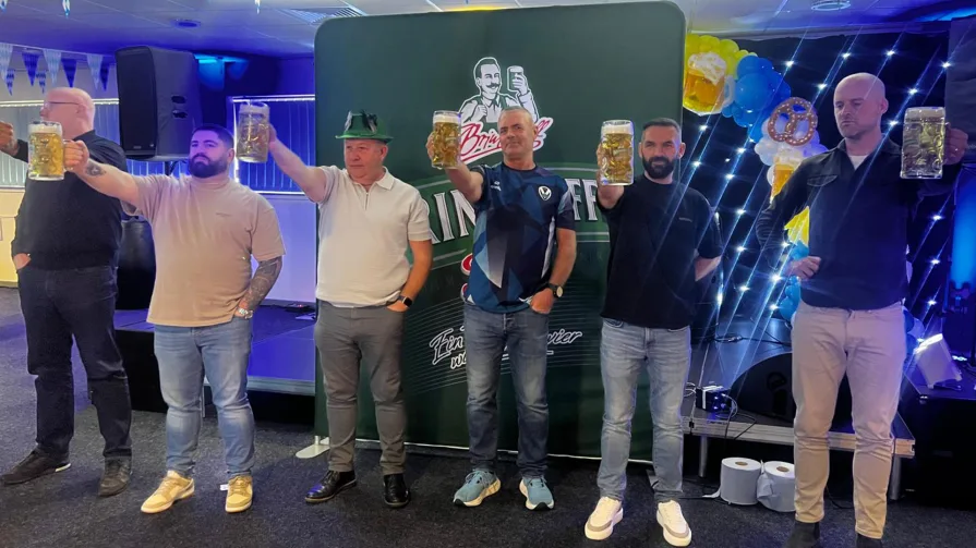 Oktoberfest at the BrewDog Stadium HOLD THE STEIN CHALLENGE